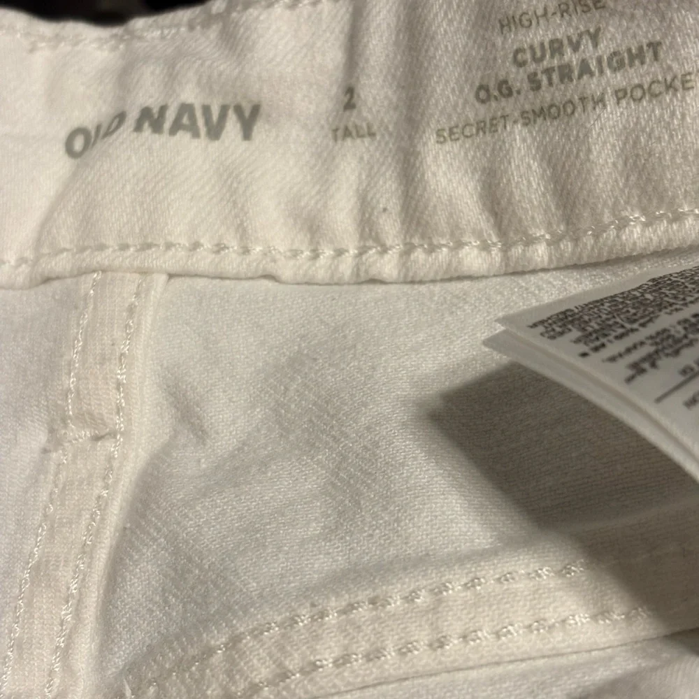 OLD NAVY HIGH-RISE CURVY O.G.STRAIGHT SECRET-SMOOTH POCKET size 2 Tall NWT‎